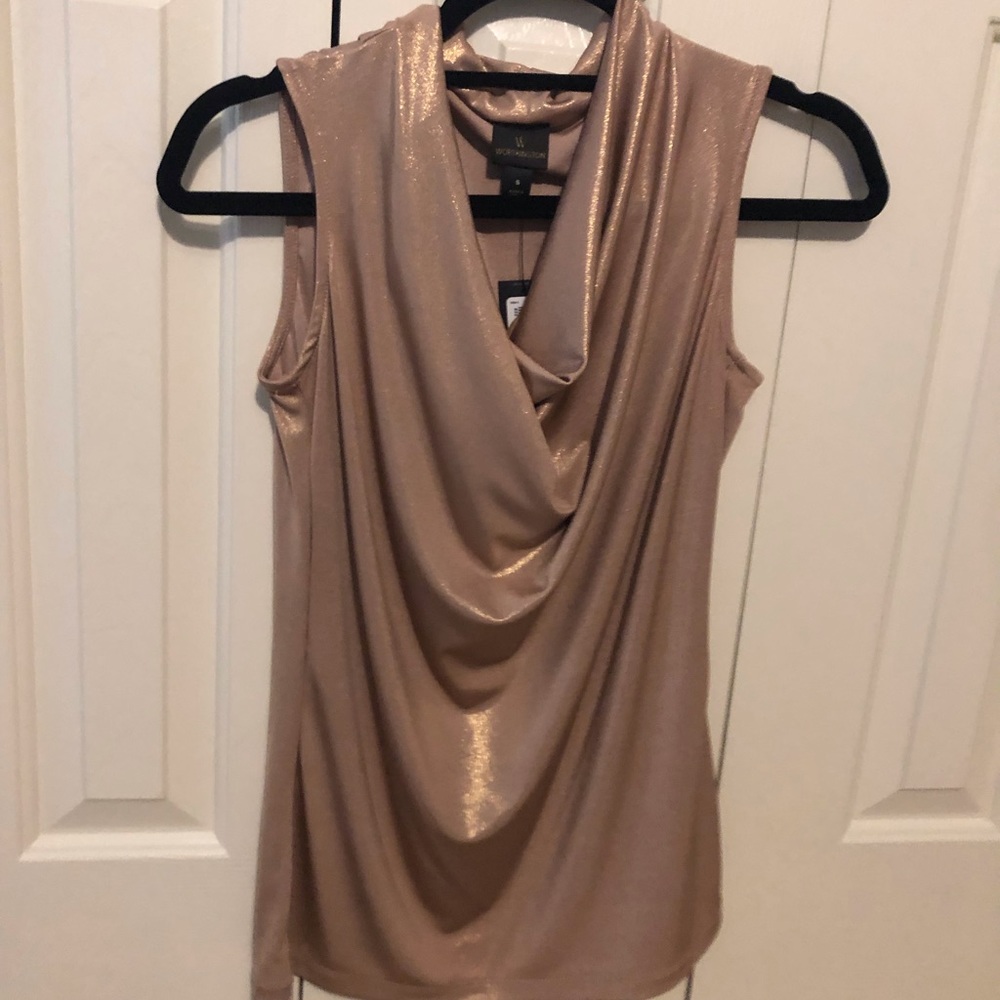 Gold shimmery tank